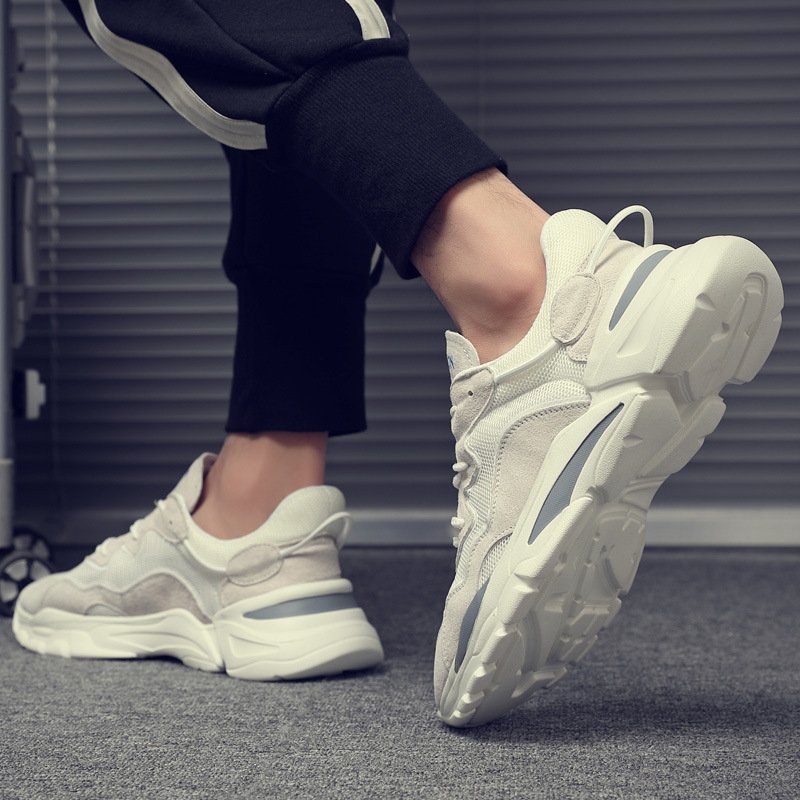 Men's Wear-resistant Shoes Summer Breathable Rubber Sneakers Trend Anti-slip Shoes Mens Casual Shoes